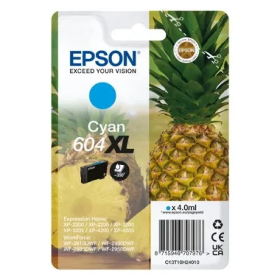 Epson 604XL T10H240 C13T10H24010 Циан (cyan) оригинална касета