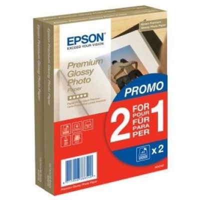 Epson Premium Glossy Photo Paper S042167 C13S042167, 255 г/м2, 10x15см, 80 бр., лъскав, бял, фотографска хартия