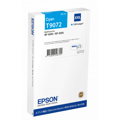 Epson T9082 XL C13T90824N циан (cyan) оригинална касета