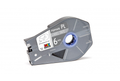 Partex PROMARK-PL060CN8, сребърна самозалепваща лента, 6мм, 27м