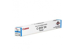 Canon C-EXV34C 3787B003 циан (cyan) оригинален цилиндричен блок