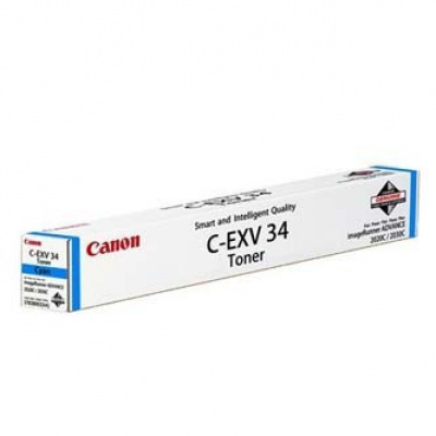 Canon C-EXV34C 3787B003 циан (cyan) оригинален цилиндричен блок