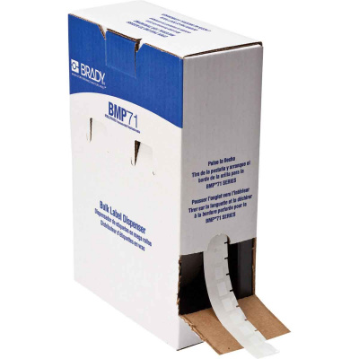 Brady BM-11-498 / 174416, Bulk Винилови етикети за дрехи, 19.05 mm x 12.70 mm