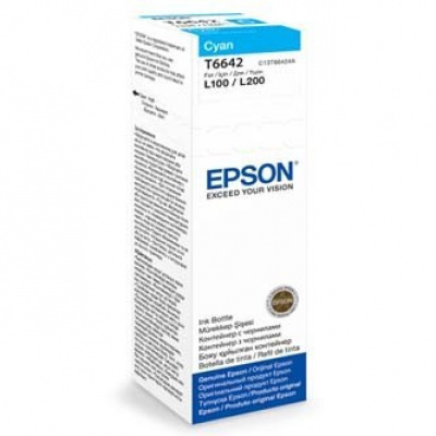 Epson T66424A циан (cyan) оригинална касета