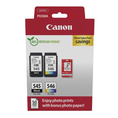 Canon PG-545 + CL-546 8287B008 цвят (CMYK) оригинален комплект касети