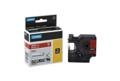 Dymo 1805422 Rhino, 19mm x 5,5m, бял печат/червен фон, оригинална лента