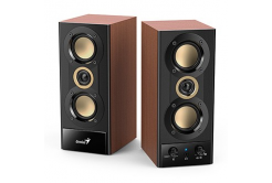 Тонколони Genius SP-HF800BT, 2.0, 20W, черно-кафяви, Bluetooth 5.3