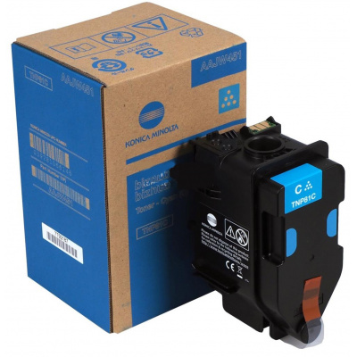 Konica Minolta TNP-81C AAJW451 лазурен (cyan) оригинален тонер