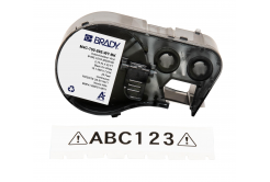 Brady M4C-750-403 / 170723, 19.05 mm x 7.62 m, Хартия, черен печат / бял фон