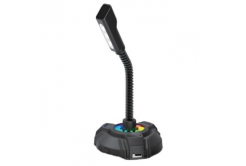 HP, компютърен микрофон, DHP-1100C, черен, LED светлина, USB хъб