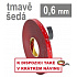 3M VHB™ 4646, деб. 0,6 mm; тъмносиво двустранно силно залепваща акрилна лента 19 mm x 33 m