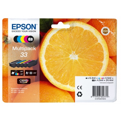 Epson T33 C13T33374011 цвят (CMYK) оригинален комплект касети