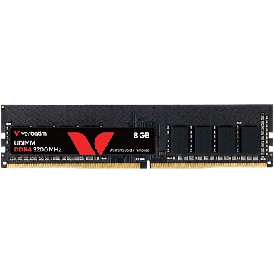 VERBATIM UDIMM DDR4 8GB 3200MHz Single Pack without Heatsink