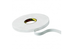 3M 9508W Двустранна монтажна лента от пяна, бял, 12 мм x 3 м