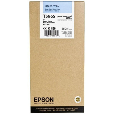 Epson T596500 светло циан (light cyan) оригинална касета