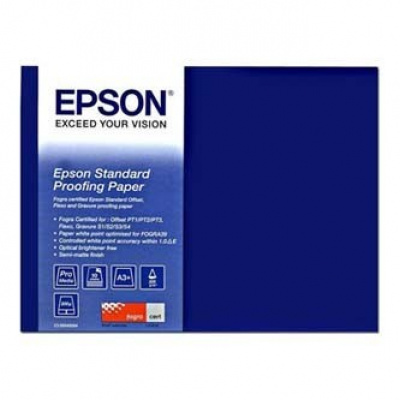Epson Standard Proofing Paper S045005 C13S045005, 205 г/м2, A3+, 100 бр., полумат, бял, фотографска хартия