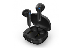 Genius HS-M905BT, микрофон, превключване на песни, черен, 2.0, с кутия за зареждане, спортен тип USB-C