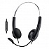 Genius HS-220U AI слушалки с микрофон, кабелни, черни, 2.0, за глава, USB