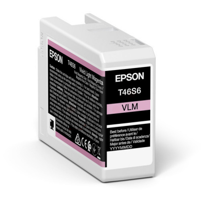 Epson T46S6 C13T46S60N светло пурпурно (vivid light magenta) оригинална касета