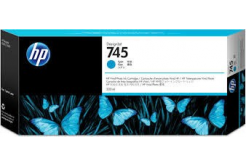 HP 745 F9K03A циан (cyan) оригинална касета