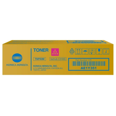 Konica Minolta TNP-93M AE1Y351 магента (magenta) оригинален тонер