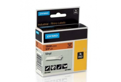 Dymo Rhino 18436, S0718500, 19mm x 5,5m черен печат / оранжев фон, оригинална лента