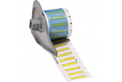 Brady M7-094-1-342-YL / 174653, PermaSleeve маркерни ръкави за кабели, 25.78 mm x 4.60 mm