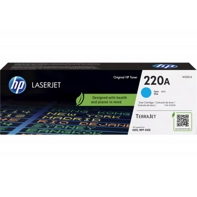 HP 220A W2201A лазурен (cyan) оригинален тонер