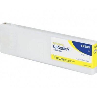 Epson SJIC30P-Y C33S020642 за ColorWorks, жълт (glossy yellow) оригинална касета