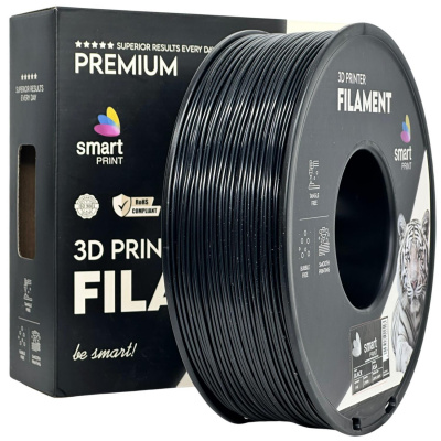 Smart Print FG-S132-E1, 3D филамент, ASA, 1,75mm, 1000g, Черен (Black)