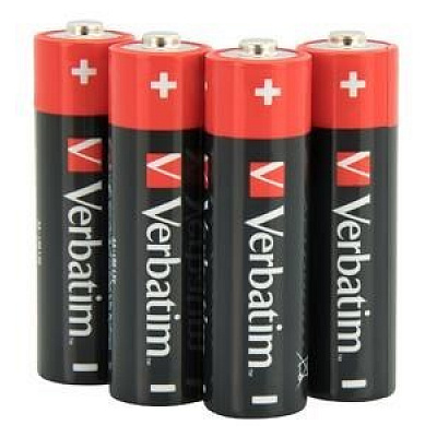 VERBATIM Алкални батерии AA, 4 PACK, LR6