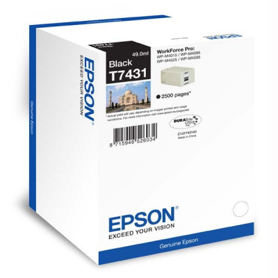 Epson T7431 C13T74314010 черен (black) оригинална касета