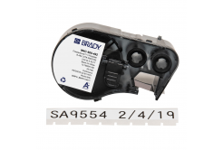 Brady M4C-500-492 / 170777, 12.70 mm x 7.62 m, Полиестер, черен печат / бял фон
