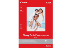 Canon Glossy Photo Paper GP-501 0775B076, 200 г/м2, A4, 5 бр., лъскав, бял, фотографска хартия
