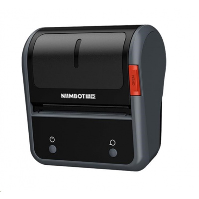 Niimbot B3S Smart 1AE12231604 мобилен принтер за етикети, Черно + ролка с етикети