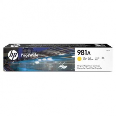 HP 981A, J3M70A жълт (yellow) оригинална касета