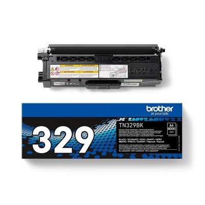 Brother TN-329BK черен (black) оригинален тонер