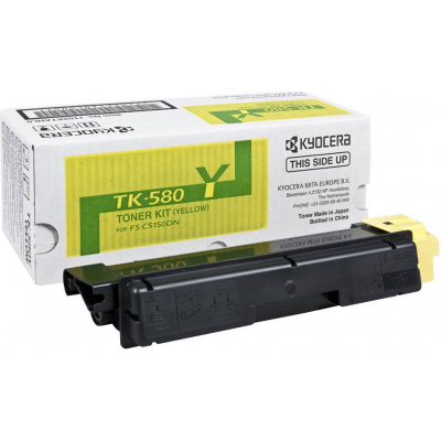 Kyocera Mita TK-580Y жълт (yellow) оригинален тонер
