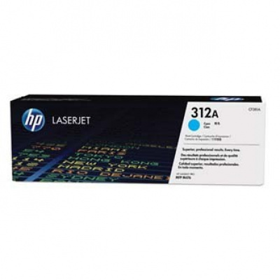 HP 312A CF381A лазурен (cyan) оригинален тонер