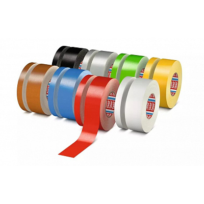 Tesa 4651 червена текстилна лента, 50 mm x 50 m