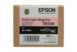 Epson T8506 C13T85060N светло магента (vivid light magenta) оригинална касета