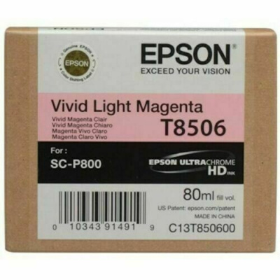 Epson T8506 C13T85060N светло магента (vivid light magenta) оригинална касета