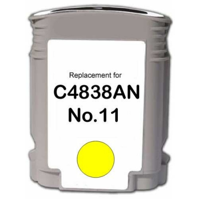 Съвместими касети с HP 11 C4838A жълт (yellow) 
