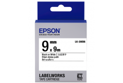 Epson LabelWorks LK-3WBN C53S653003 9мм x 9м, черно копиране / бял фон, оригинален лента
