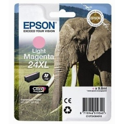 Epson T24364012, T2436 светло пурпурно (light magenta) оригинална касета