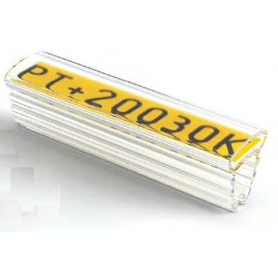 Partex PT-10015A  ръкав 15мм, 200 бр, (2,5 5,0 мм), PT полупрозрачен калъф за етикет