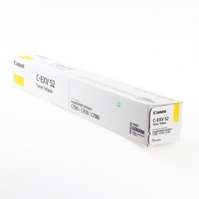 Canon CEXV52 1001C002 жълт (yellow) оригинален тонер