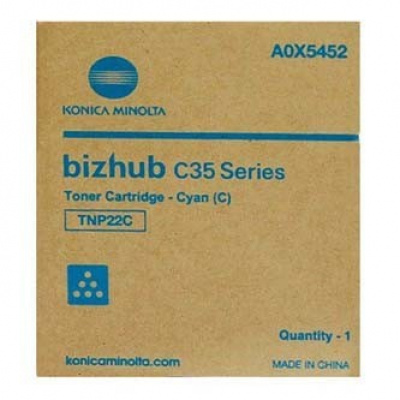 Konica Minolta TNP-22C лазурен (cyan) оригинален тонер
